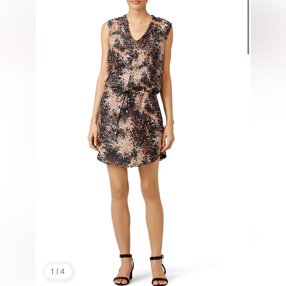 Karen Zambos Abstract Colton Shirt Dress
